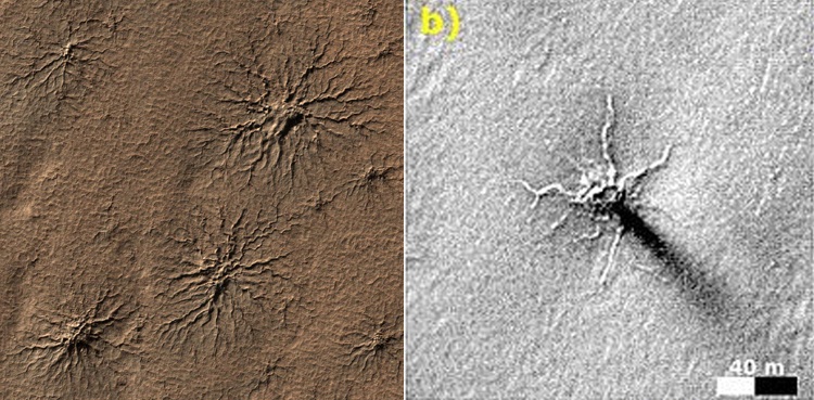 Mystery of creepy 'spiders' on Mars solved after 20 years of research